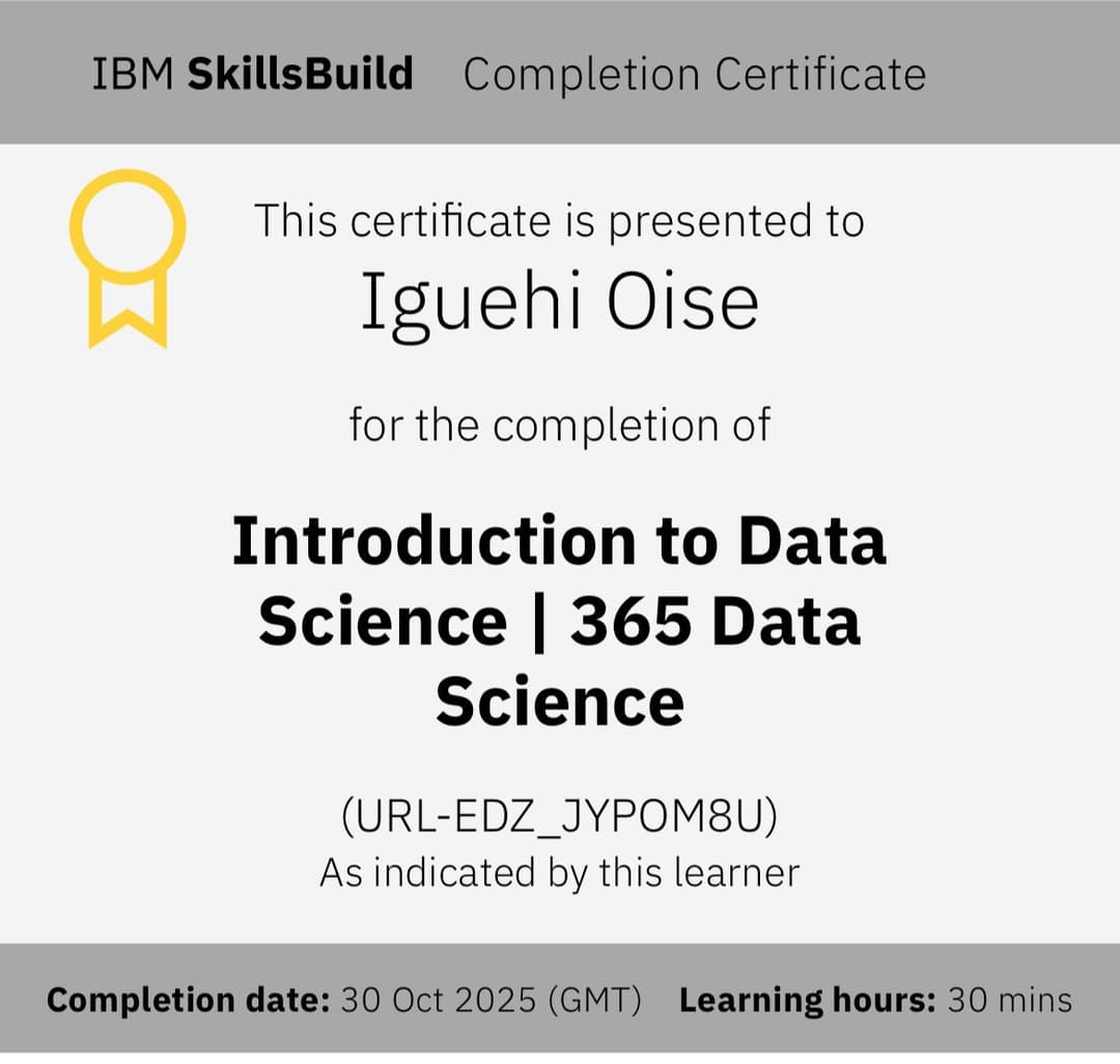 Introduction to Data Science
